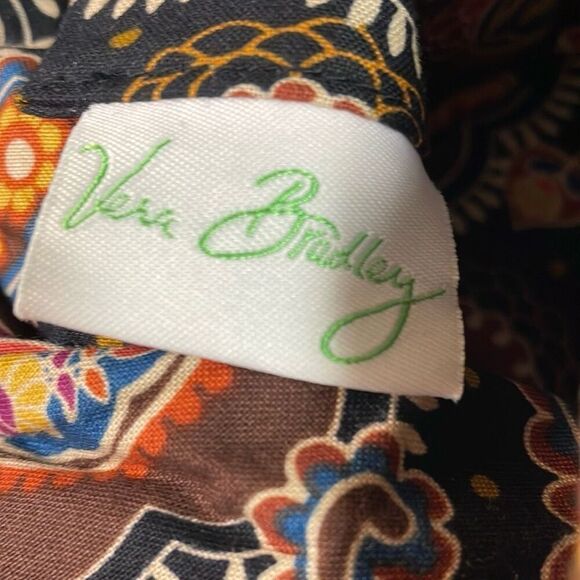 VERA BRADLEY Sherry Tote Bag Purse Retired Kensington Pattern Floral Paisley - Picture 8 of 10